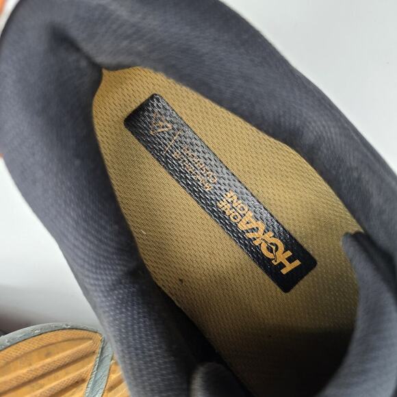 Hoka Stinson ATR 6 Mens 10.5 Black Blue Orange Shoes Sneaker Athletic Training - Picture 11 of 13